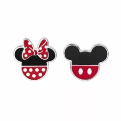 Cercei Disney Mickey si Minnie Mouse - Argint 925 cu email colorat-Disney-Disney >> Noutati