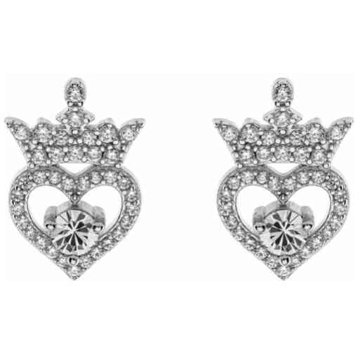 Cercei Disney coroana Princess - Argint 925 si Cubic Zirconia si Cristale-Disney-Disney >> Noutati