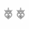 Cercei Disney coroana Princess - Argint 925 si Cubic Zirconia si Cristale-Disney-Disney >> Noutati