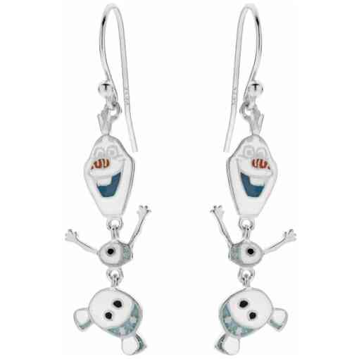 Cercei Disney cu pandantiv Olaf - Argint 925-Disney-Disney >> Noutati