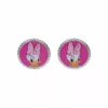 Cercei Disney cu poza color Daisy Duck - Argint 925-Disney-Disney >> Noutati