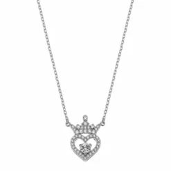 Colier Disney coroana Princess - Argint 925 si Cubic Zirconia si Cristale-Disney-Disney >> Noutati