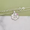 Lantisor GROW - Educatoare/Invatatoare - Personalizat cu text si Cristal Swarovski - Argint 925-Lantisoare Argint-Toate >> Argint 925 >> Lantisoare Argint >> Noutati