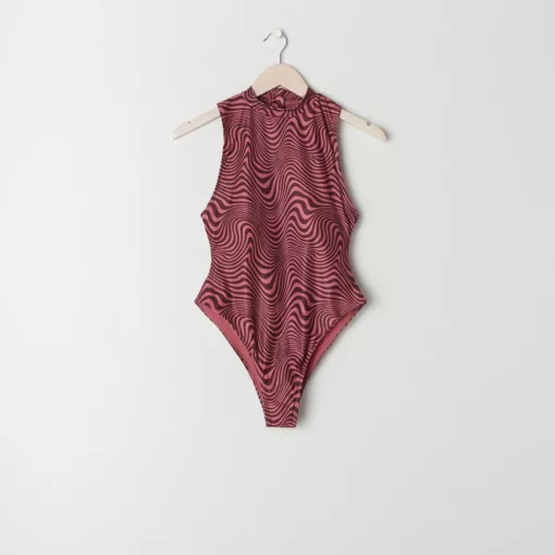 Sinsay - Costum de baie întreg GYM HARD - Roz-Collection > acc > swimwear