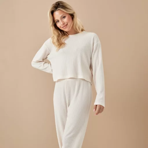 Sinsay - Set pijama - Ivory-Collection > lingerie > pajamas