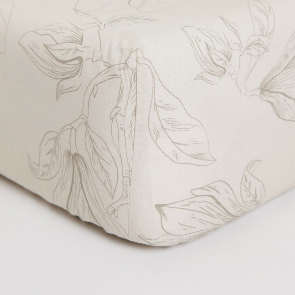 Sinsay - Lenjerie de pat din bumbac cu bandă elastică - Ivory-Home > bedroom > sheets