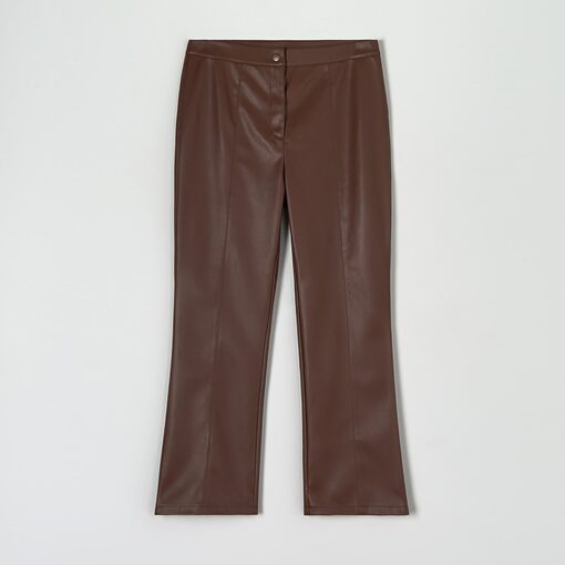 Sinsay - Pantaloni eleganți - Maro-Collection > all > trousers