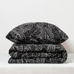 Sinsay - Set lenjerie de pat din bumbac - Negru-Home > bedroom > bed linen