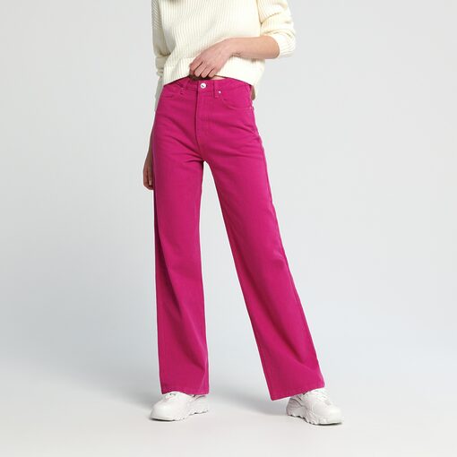 Sinsay - Blugi high waist wide leg - Roz-Collection > all > jeans
