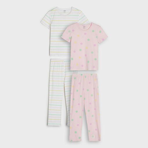 Sinsay - Set de 2 pijamale - Roz-Kids > kid girl > multipacks