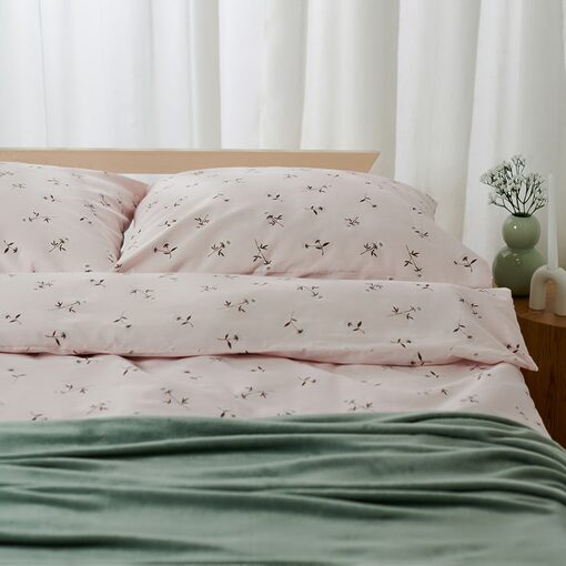 Sinsay - Set lenjerie de pat din bumbac - Roz-Home > living room > bed linen