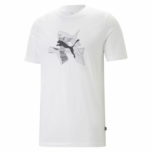 Tricou PUMA pentru barbati GRAPHICS REFLECTIVE TEE - 67448702-Imbracaminte-Tricouri