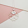 Lantisor personalizat - O stea intre inimi - Gravura 1 nume - Argint 925-Toate >> Argint 925 >> Lantisoare Argint >> Noutati