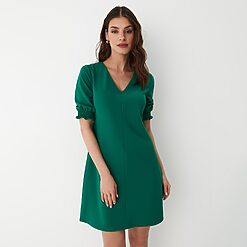 Mohito - Rochie mini trapezoidală - Verde-All > dresses > cocktail dresses