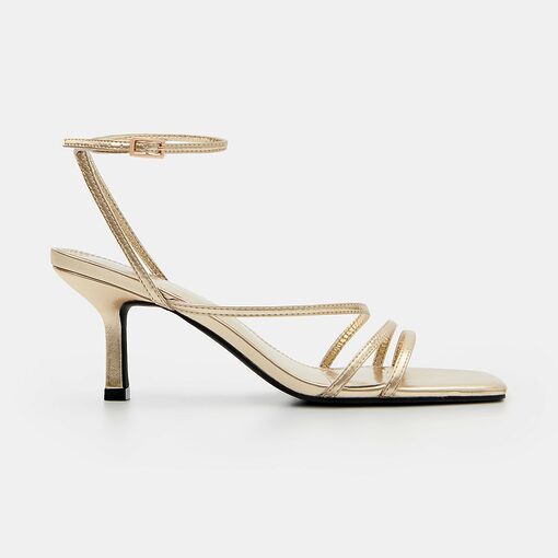 Mohito - Sandale cu toc - Auriu-Accessories > shoes