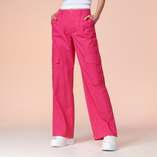 Sinsay - Pantaloni cargo - Roz-Collection > all > trousers