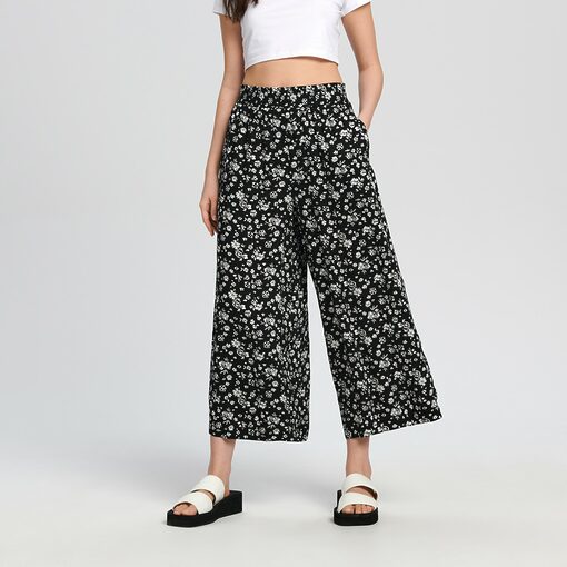 Sinsay - Pantaloni cu model - Negru-Collection > all > trousers