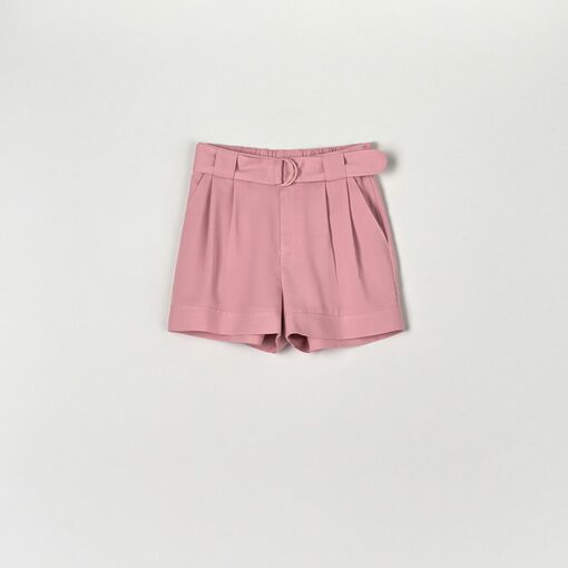 Sinsay - Pantaloni scurți cu cordon - Roz-Collection > all > shorts
