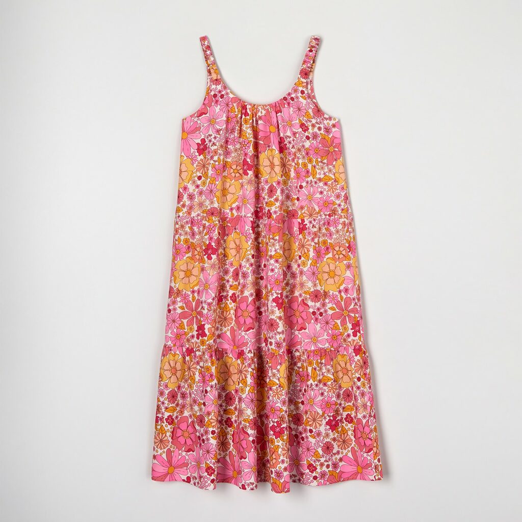 Sinsay - Rochie midi cu bretele - Oranj-Collection > all > dresses