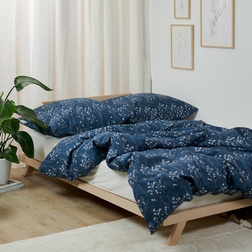Sinsay - Set lenjerie de pat din bumbac - Bleumarin-Home > living room > bed linen