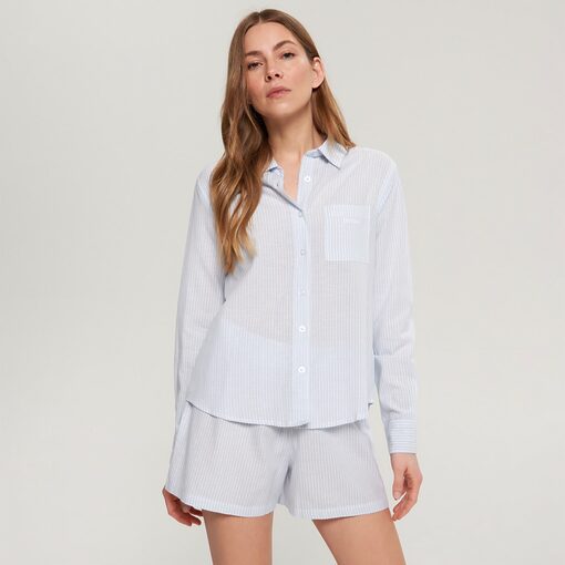 Sinsay - Set pijama - Albastru-Collection > lingerie > pajamas
