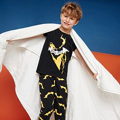 Sinsay - Set pijama Batman - Negru-Kids > preteen boy > pyjamas