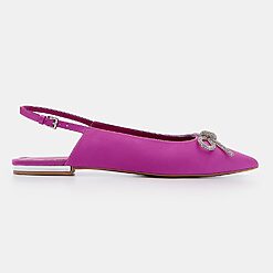 Mohito - Balerini fuchsia cu fundiță - Roz-Accessories > shoes