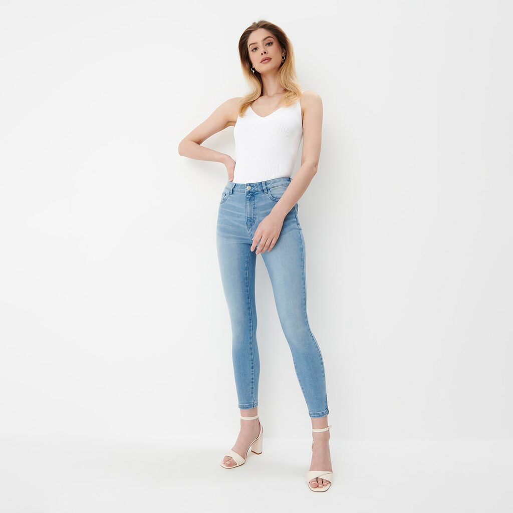 Mohito - Blugi skinny - Albastru-All > jeans