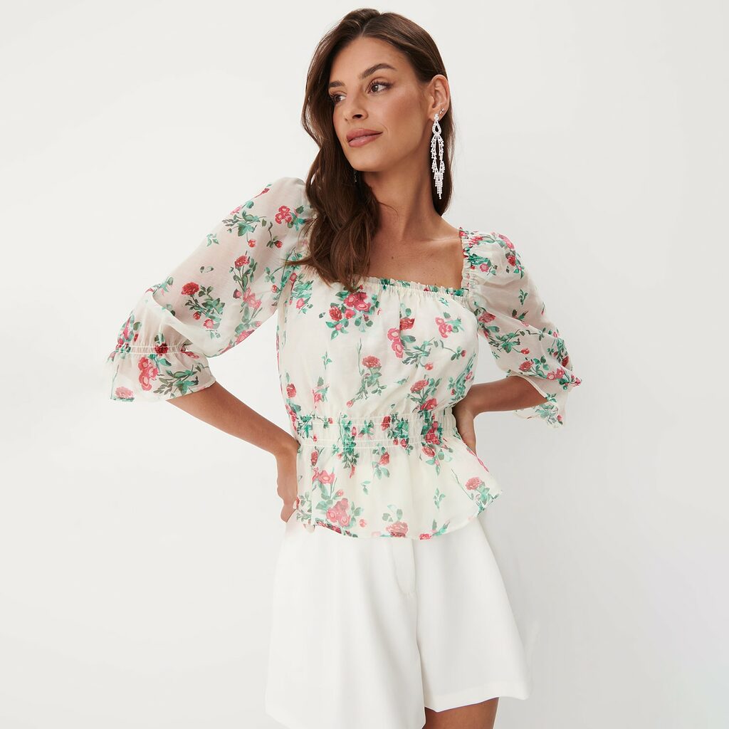 Mohito - Bluză Pentru Femei - Ivory-All > blouses