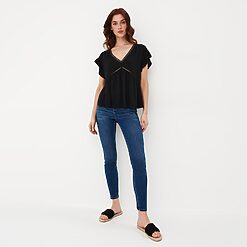 Mohito - Bluză din viscoză - Negru-All > blouses