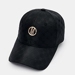 Mohito - Căciulă cu imprimeu - Negru-Accessories > hats