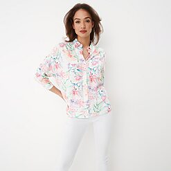 Mohito - Cămașă cu imprimeu floral - Alb-All > shirts