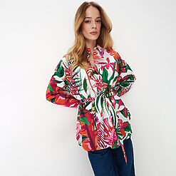 Mohito - Cămașă lungă - Roz-All > shirts > overprint