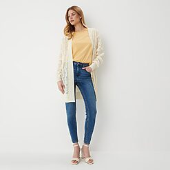 Mohito - Cardigan lung - Ivory-All > sweaters