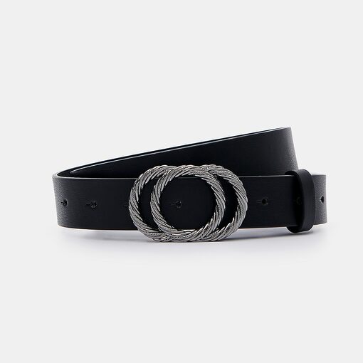 Mohito - Curea cu cataramă decorativă - Negru-Accessories > belts