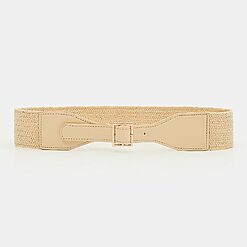 Mohito - Curea elastică lată - Ivory-Accessories > belts