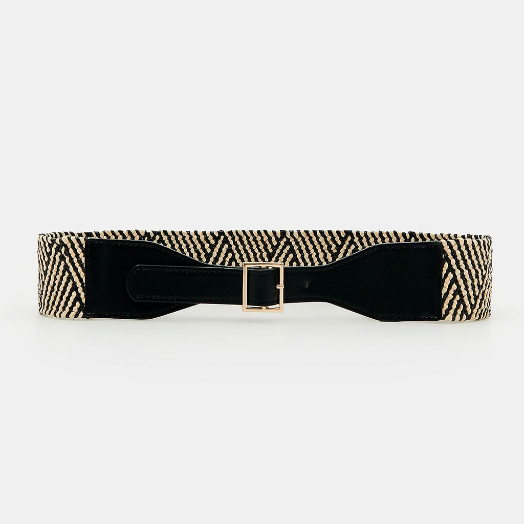 Mohito - Curea elastică lată - Negru-Accessories > belts