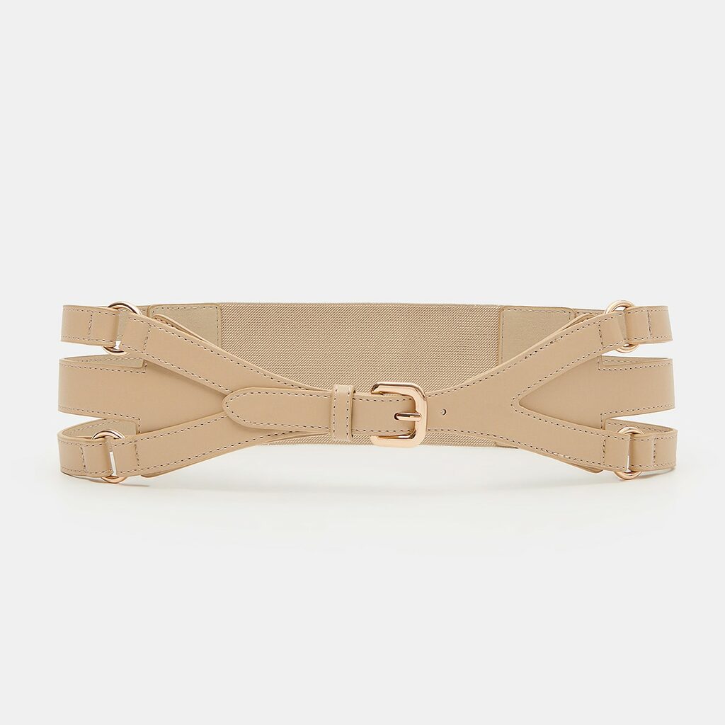 Mohito - Curea largă - Bej-Accessories > belts