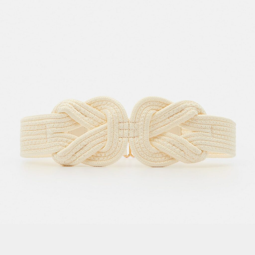 Mohito - Curea largă - Ivory-Accessories > belts