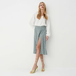 Mohito - Fustă cu model floral - Verde-All > skirts