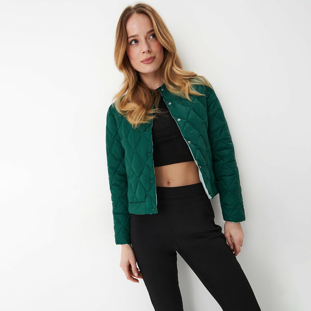 Mohito - Geacă cu două părți - Kaki-All > outerwear > spring jackets