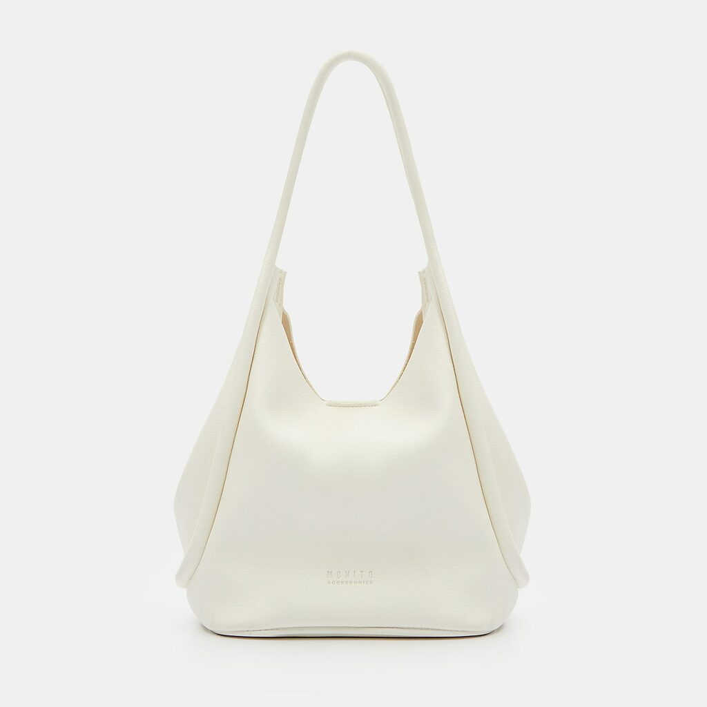 Mohito - Geantă albă tip sac - Alb-Accessories > bags