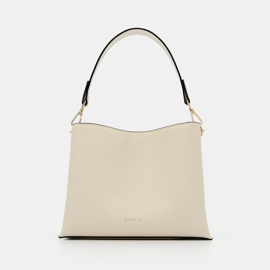 Mohito - Geantă cu curea decorativă - Ivory-Accessories > bags