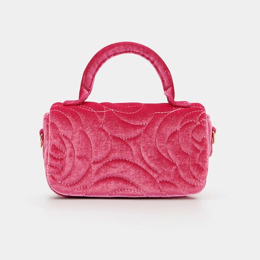 Mohito - Geantă de catifea cu lănțișor - Roz-Accessories > bags