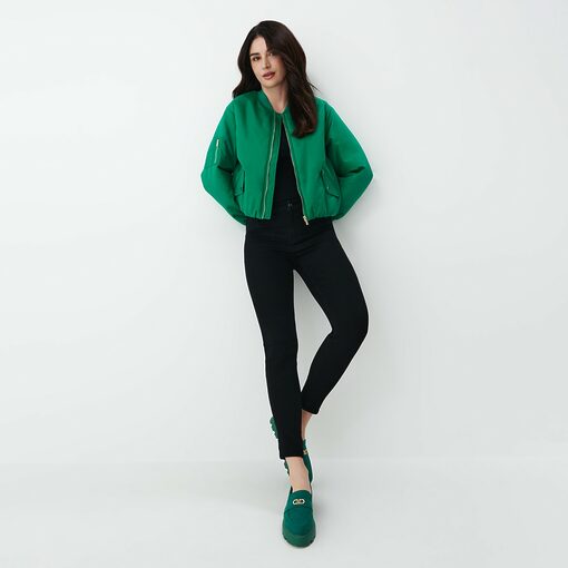 Mohito - Jachetă bomber verde - Verde-All > outerwear > spring jackets