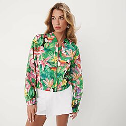 Mohito - Jachetă pentru fete - Verde-All > outerwear > spring jackets