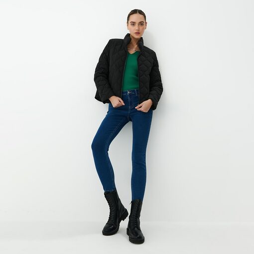 Mohito - Jachetă scurtă matlasată - Negru-All > outerwear > spring jackets
