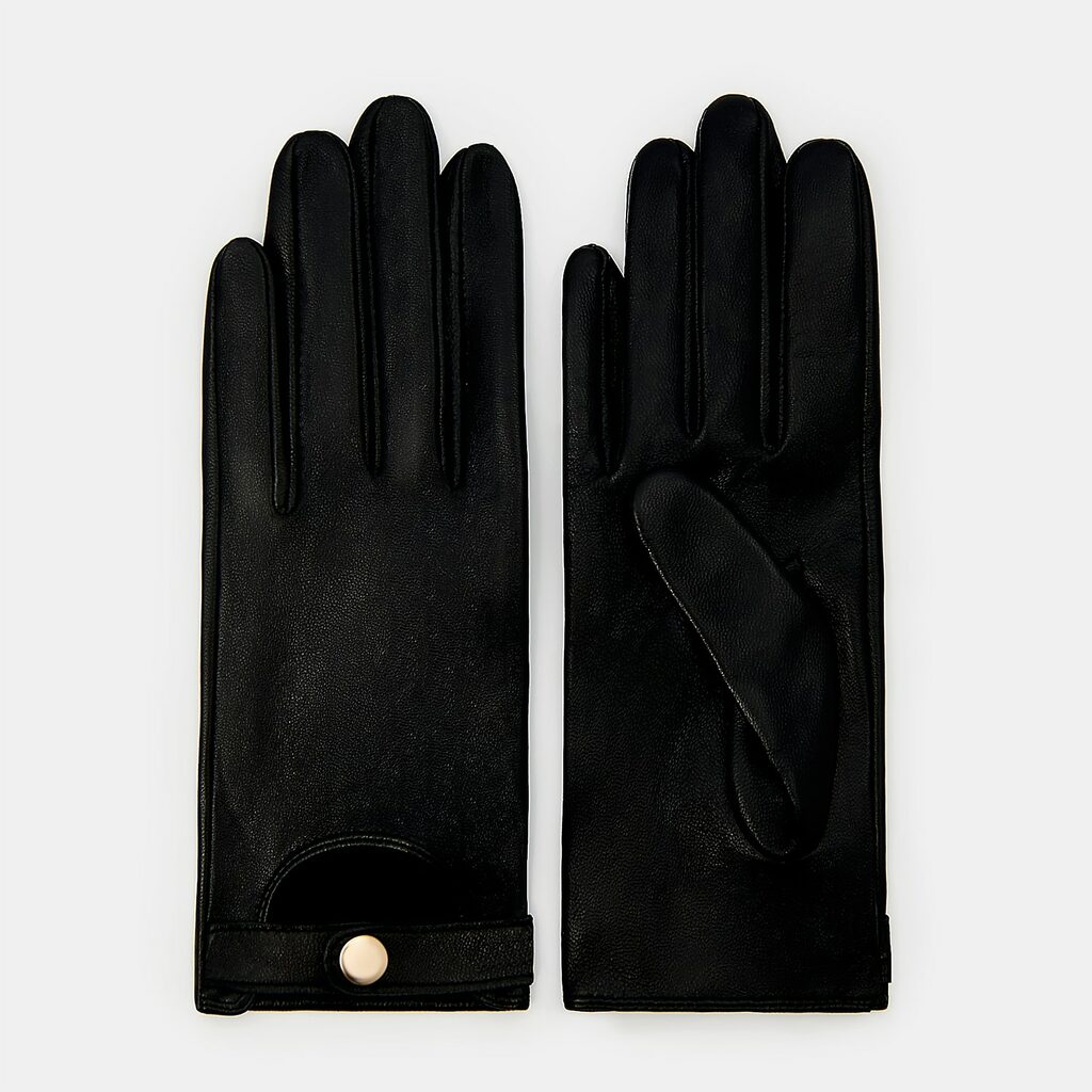 Mohito - Mănuși cu detaliu decupat - Negru-Accessories > accessories