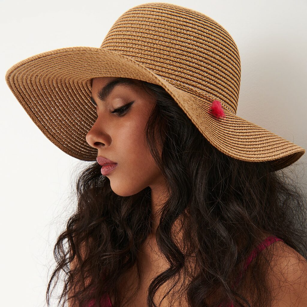 Mohito - Pălărie din paie - Roz-Accessories > hats
