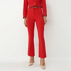 Mohito - Pantaloni evazați - Roșu-All > trousers